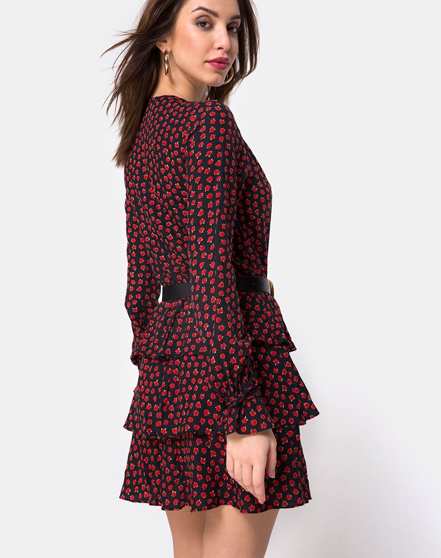 Abito Kepsibelle in Dotty Rose Nero