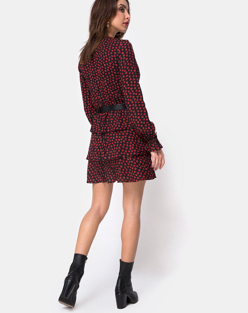 Immagine di Kepsibelle Abito in Dotty Rose Nero