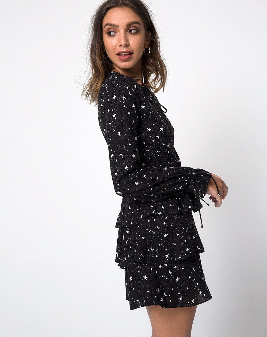 Immagine di Kepsibelle Skater Dress in Ditsy Cosmo