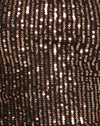 Drappo di paillettes rame