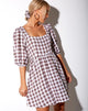 Immagine di Kezie Dress in Checkmate Brown