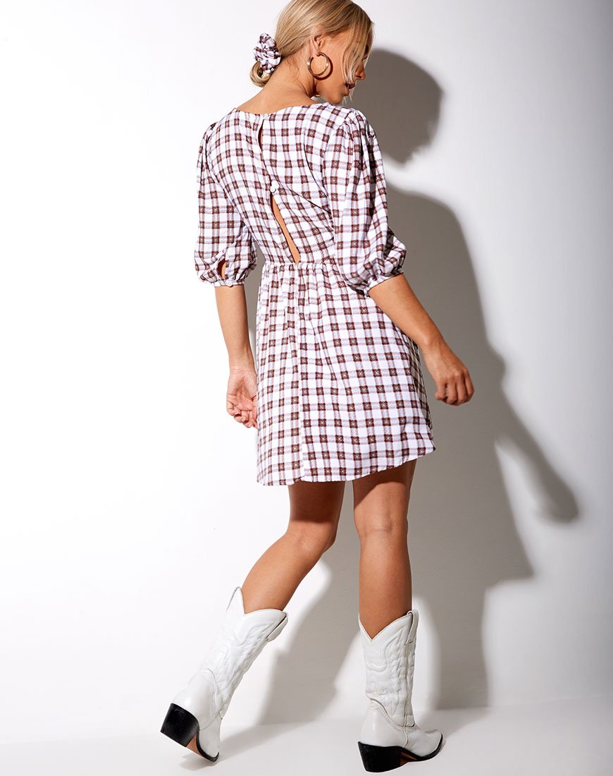 Immagine di Kezie Dress in Checkmate Brown