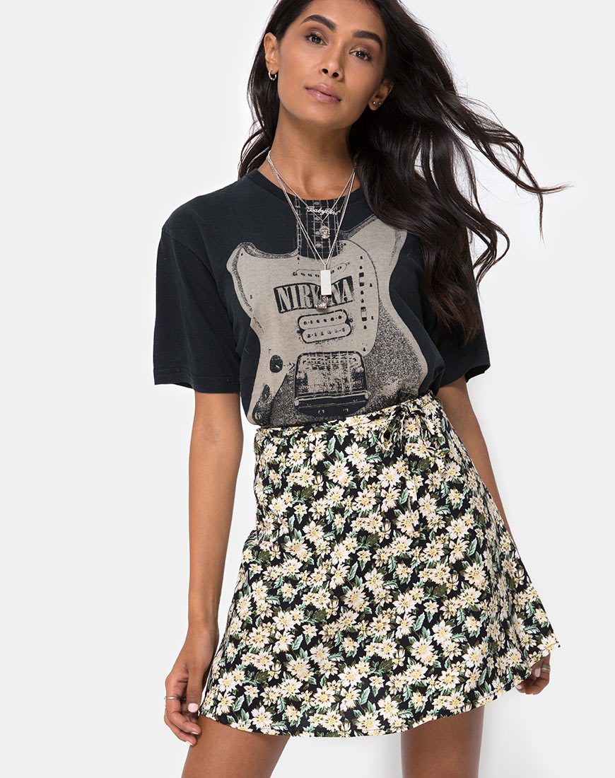 Immagine di Khabel Skater Skirt in nero Aster