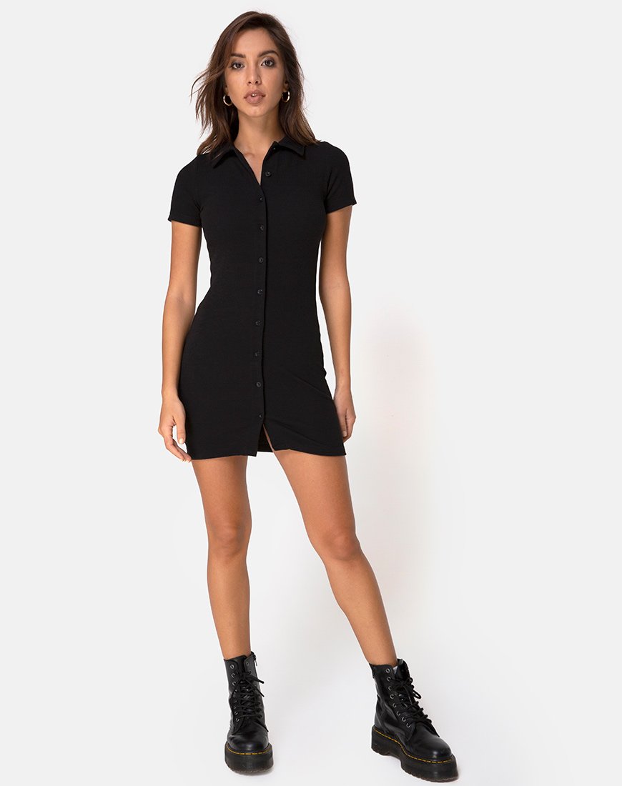 Immagine di Kia Dress in Black Rib