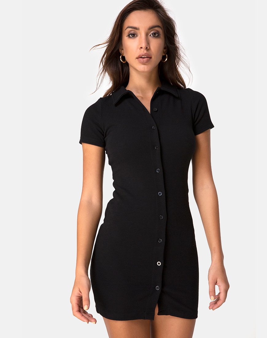 Immagine di Kia Dress in Black Rib