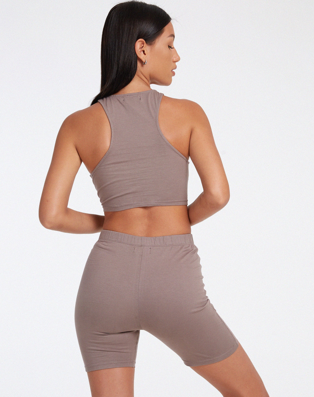 Crop Top Kimaya in lycra Antler