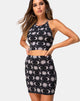 Immagine di Kimmy Mini Skirt in Moonlight Black