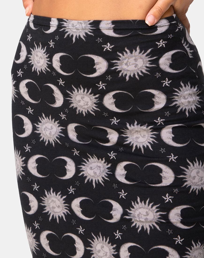 Immagine di Kimmy Mini Skirt in Moonlight Black