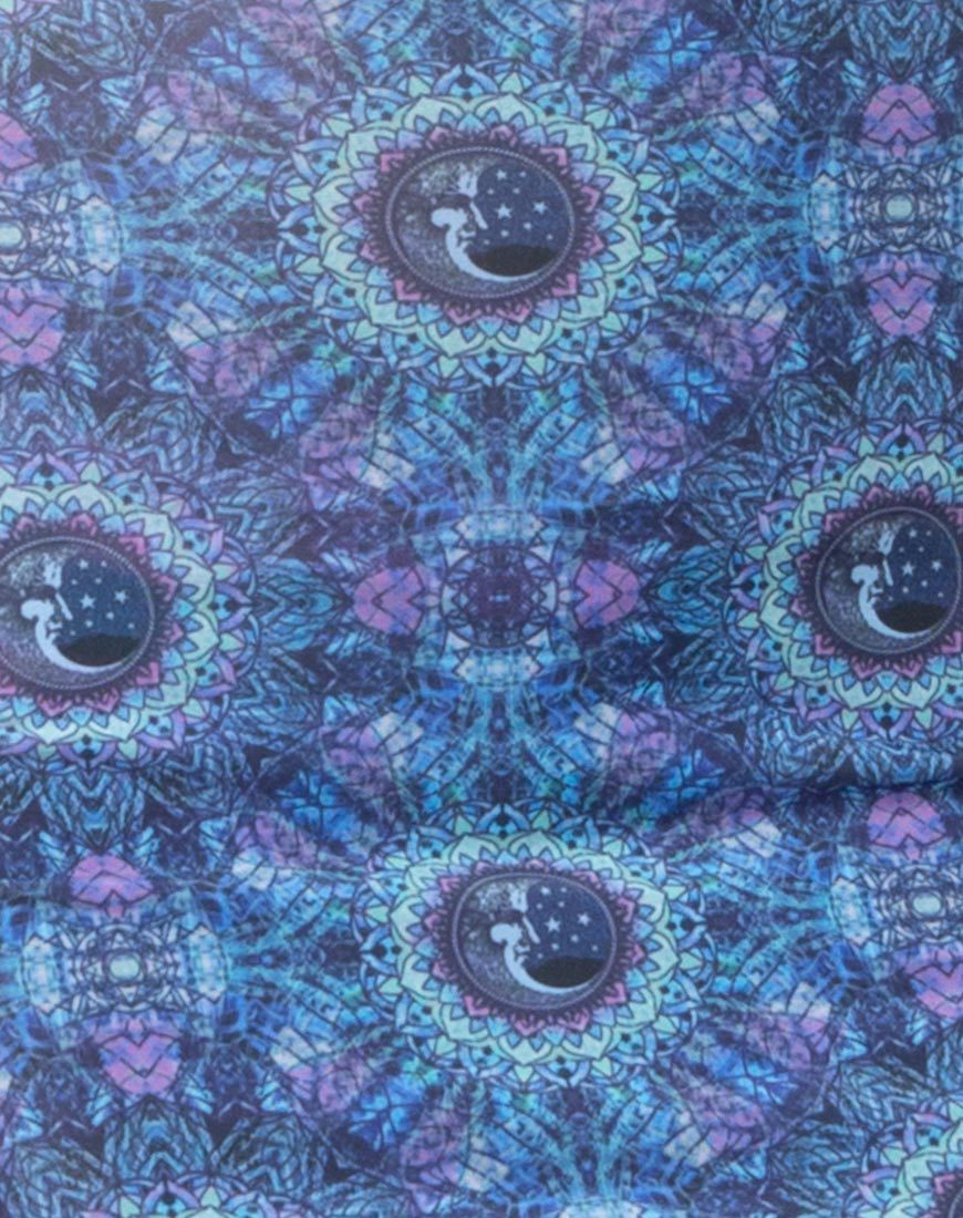 Immagine della minigonna Kimmy con stampa digitale del nuovo mandala
