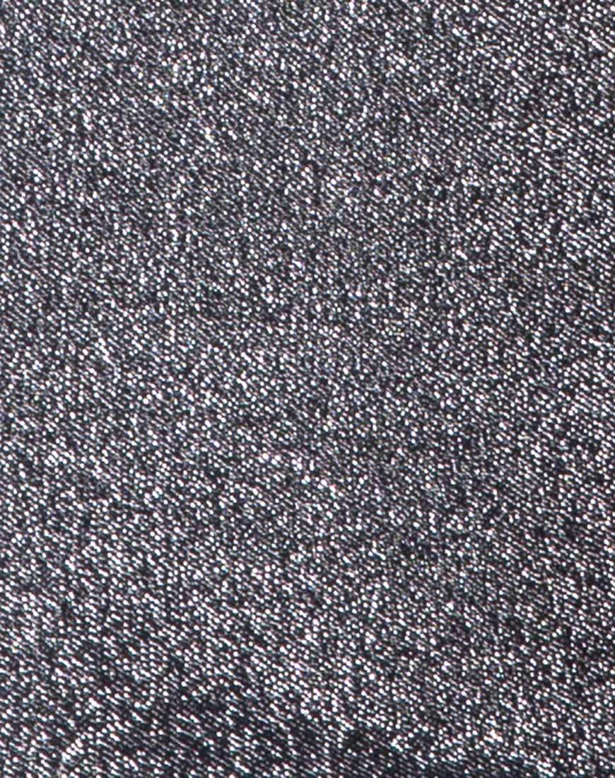 Immagine di Kimmy Mini Gonna in Lurex Glitter Argento