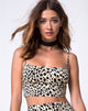 Immagine di Kini Crop Top in Ghepardo