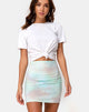 Immagine di Kimmy Mini Skirt in Pastel Tie Dye