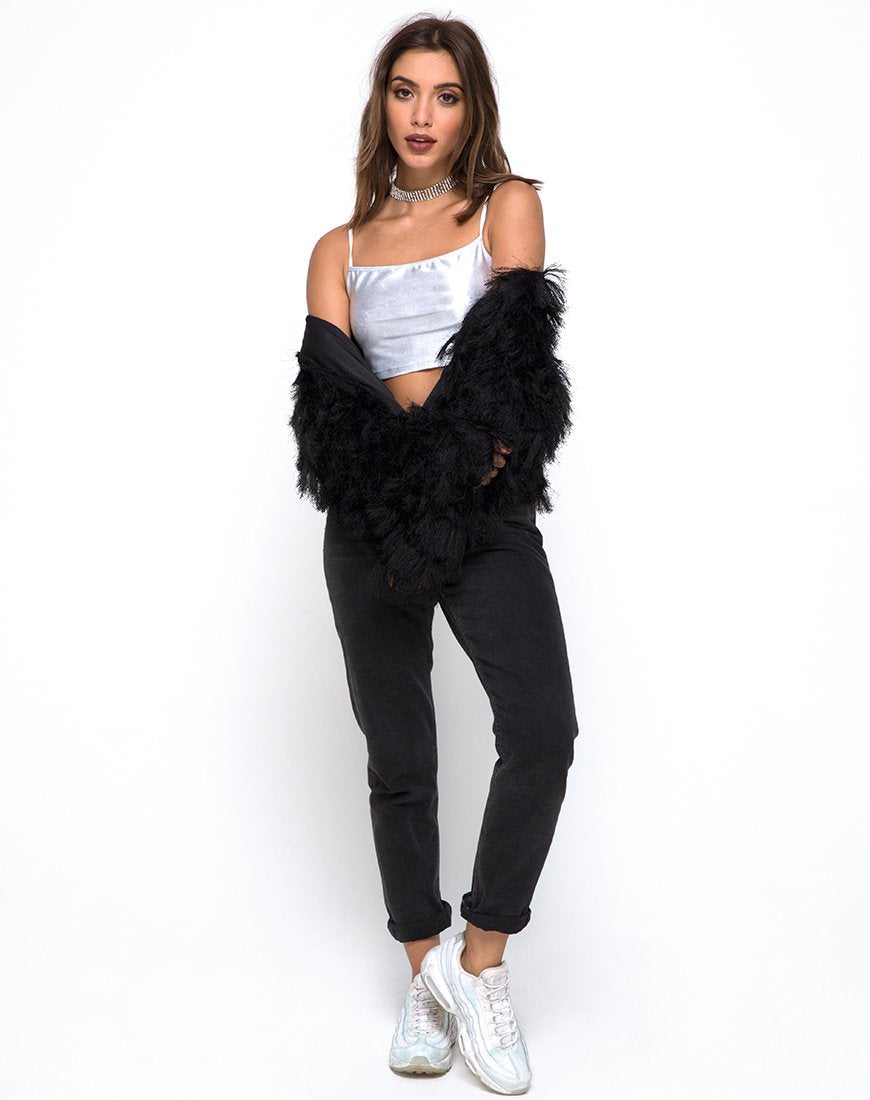 Immagine di Kini Crop Top in Spandex Argento