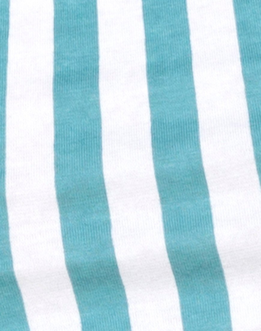 Immagine di Kini Crop Top a righe medie