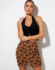 Immagine di Kinnie Mini Gonna in Persian Night Flock Marrone