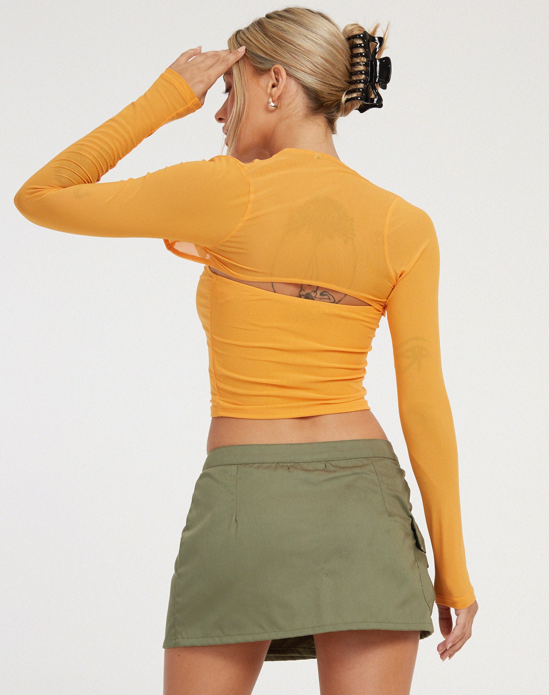 immagine di Kouna Crop Top in albicocca