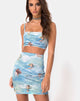 Immagine di Kimmy Gonna Bodycon in Angel Velvet Blu
