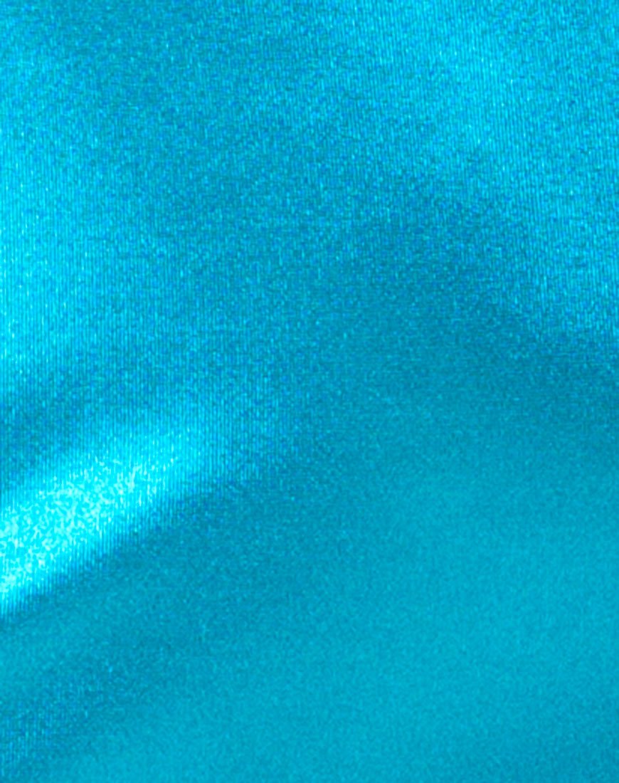 Immagine di Kozue Abito in raso blu elettrico