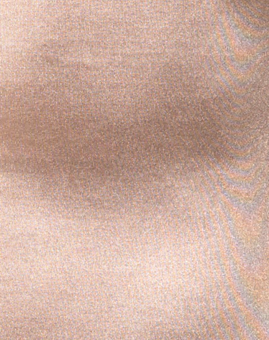 Immagine del vestito Kozue in oro satinato