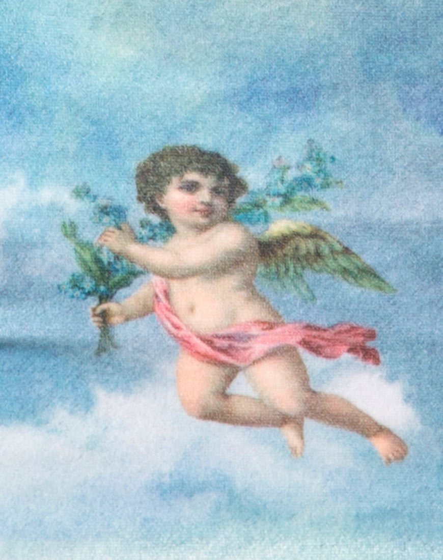 Immagine dell'abito Kozue in velluto angelico blu cielo