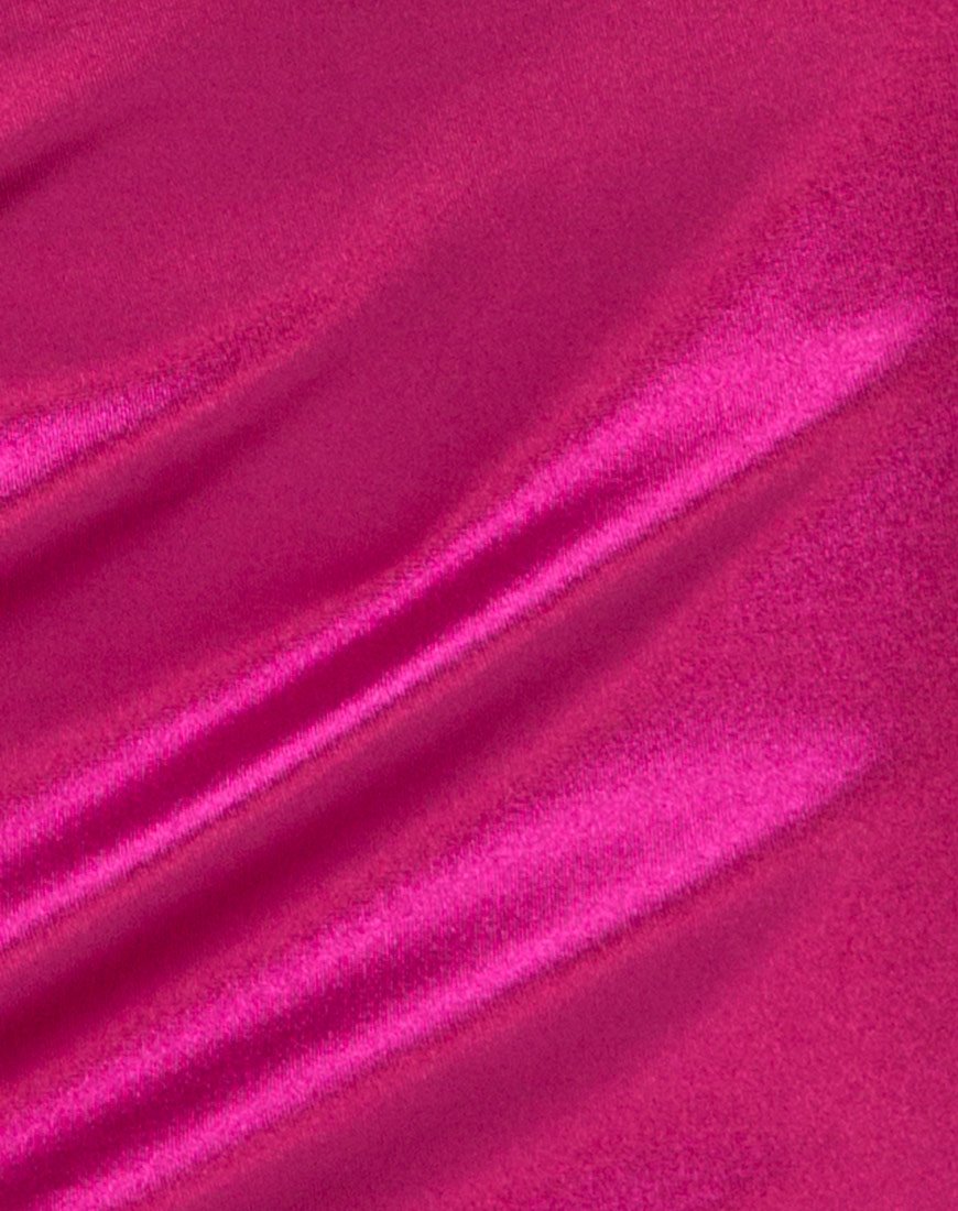 Immagine dell'abito Kozue in raso magenta