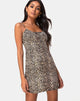 Immagine di Kumala Slip Dress in Rar Leopard Brown