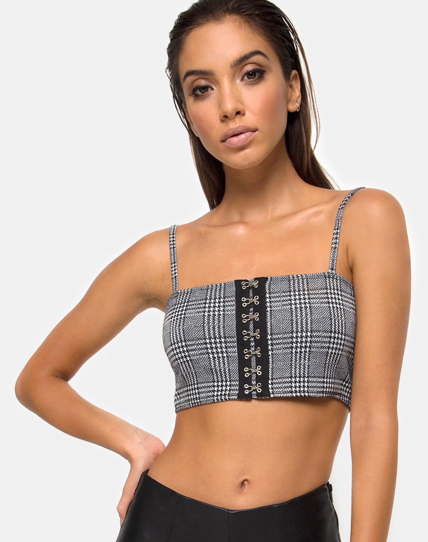 Immagine di Kyga Crop Top in Charles Check