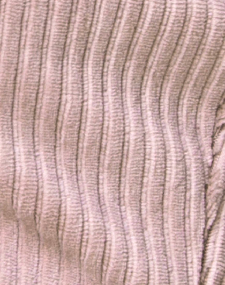 Immagine di Kylie Crop Top in Rib Taupe
