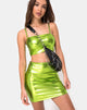 Immagine di Kylie Top in verde metallizzato