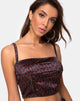 Immagine di Kyenette Crop Top in Coco Animal