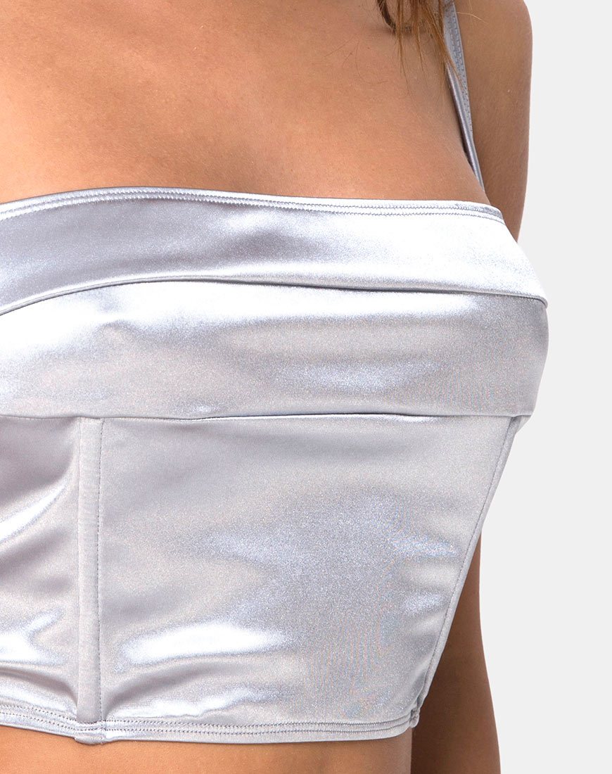 Immagine di Kynette Crop in satin ice silver