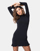 Immagine di Lafitte Dress in Polycrepe Nero