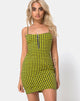 Immagine di Lahzie Bodycon Dress in Medium Gingham Yellow