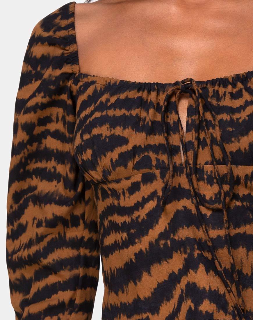 Immagine di Lakuma Top in Animal Drip Brown