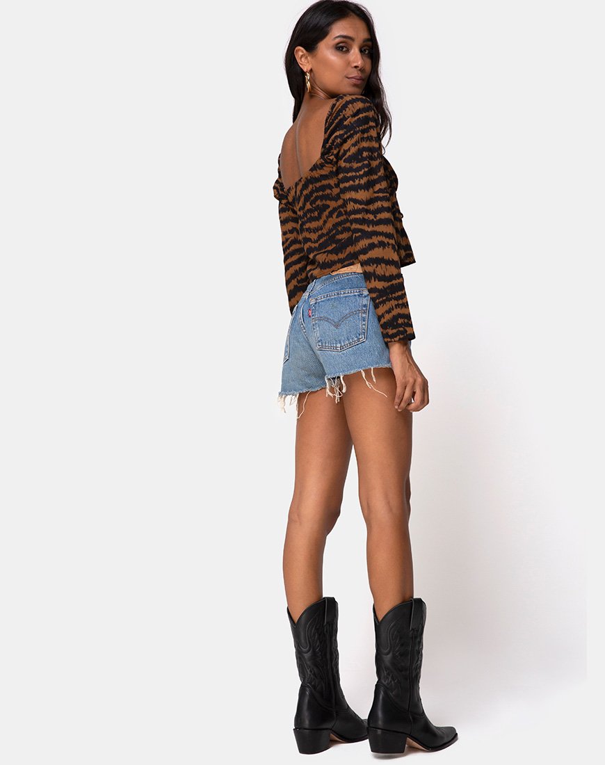 Immagine di Lakuma Top in Animal Drip Brown