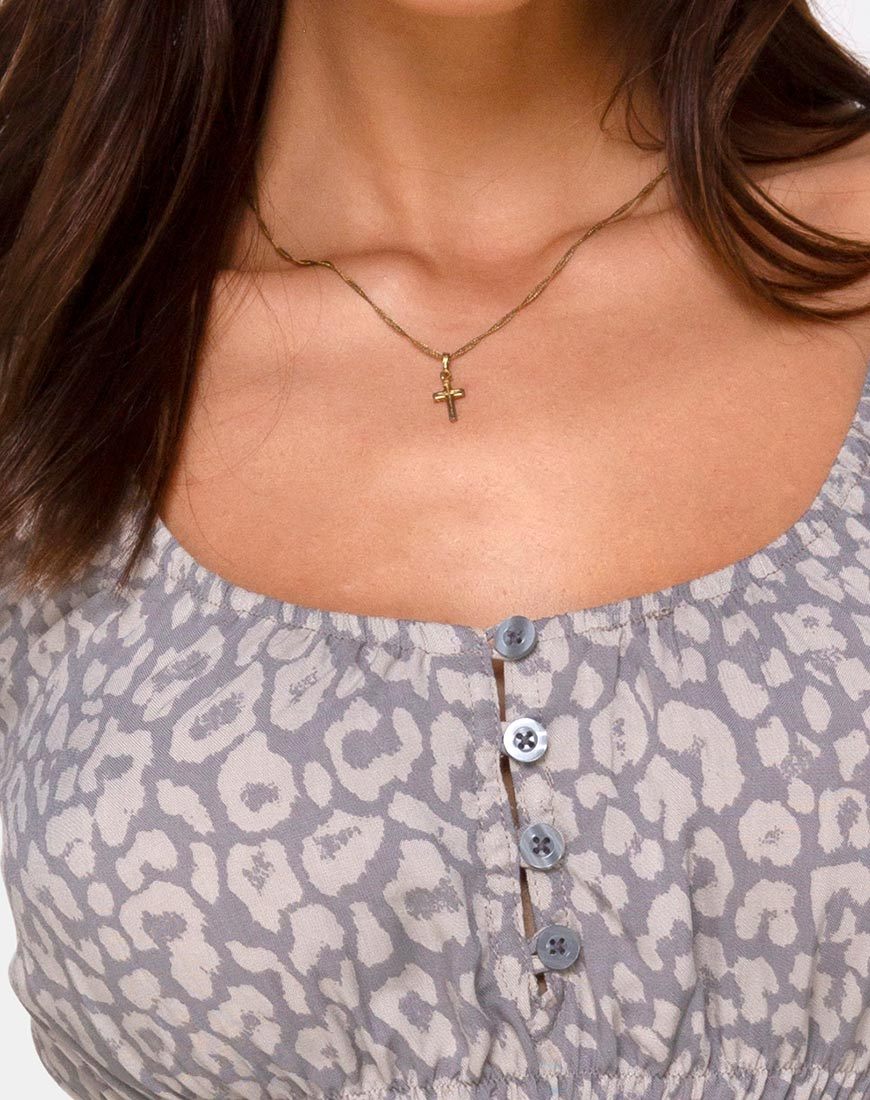 Immagine di Lanfy Top in Leopard Daze Grigio
