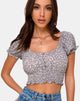 Immagine di Lanfy Top in Leopard Daze Grigio