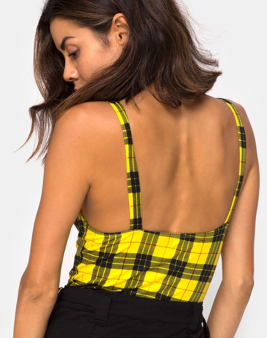 Immagine di Lantas Corpetto in Plaid Invernale Giallo