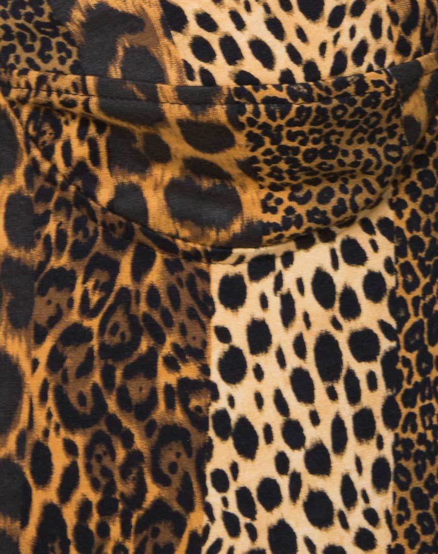 Immagine di Lanti Corpetto a righe animalier