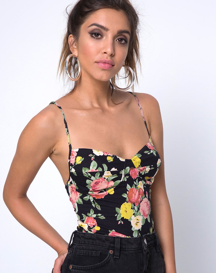 Corpetto Lanti in fiore vintage