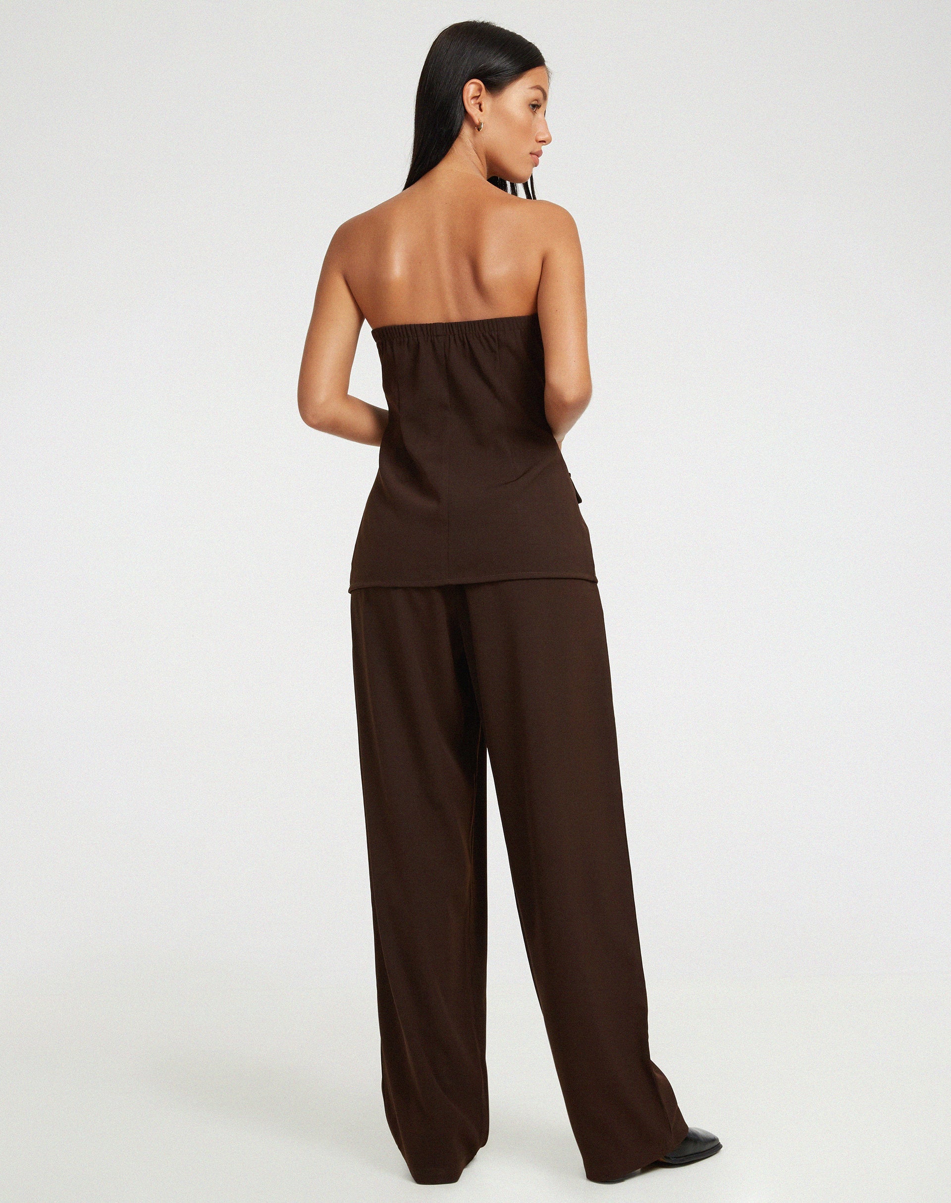 immagine di Lavan Corset Top in Cappuccino Sartoriale