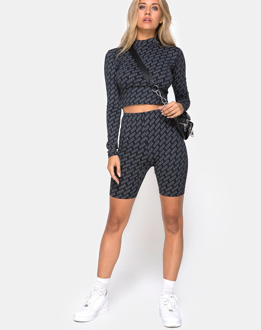 Immagine di Cycle Short in Diagonal Disco Silver