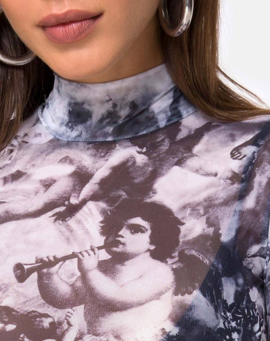 Immagine di Lara Crop Top in maglia cherubino