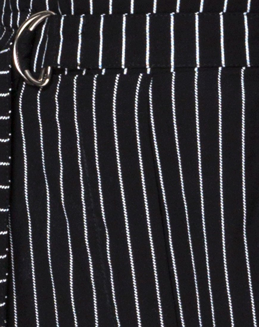 Immagine dei pantaloni Majustie in gessato nero