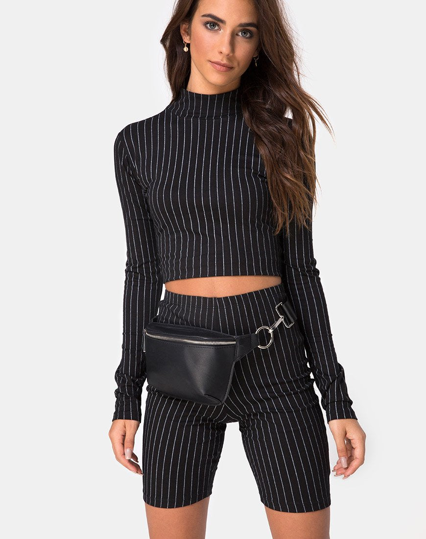 Immagine di Lara Top in gessato nero
