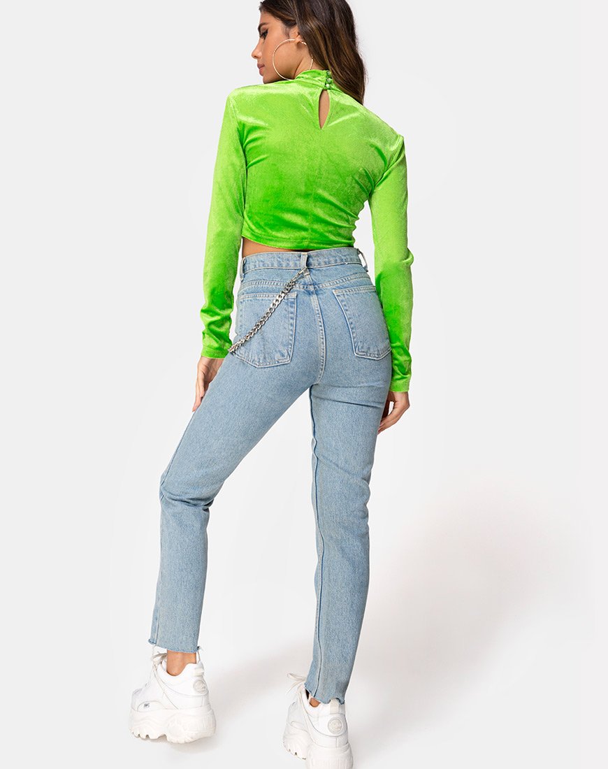 Immagine di Lara Crop top in Velvet Lime