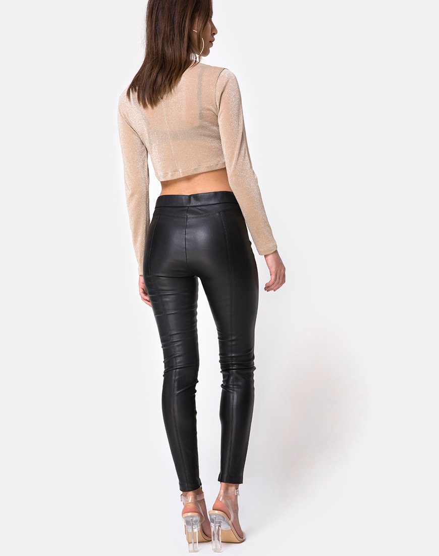 Immagine di Lara Crop Top in rete Tan