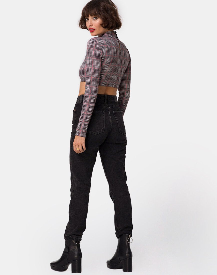 Immagine di Laretta Crop Top in Charles Check Blush