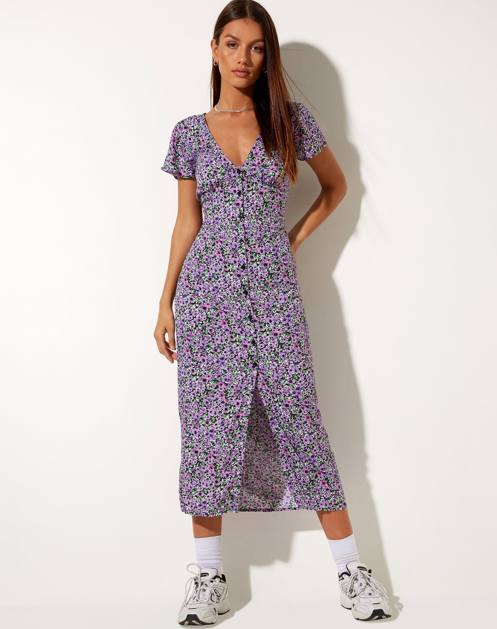 Immagine di Larin Midi Dress in Lilac Blossom
