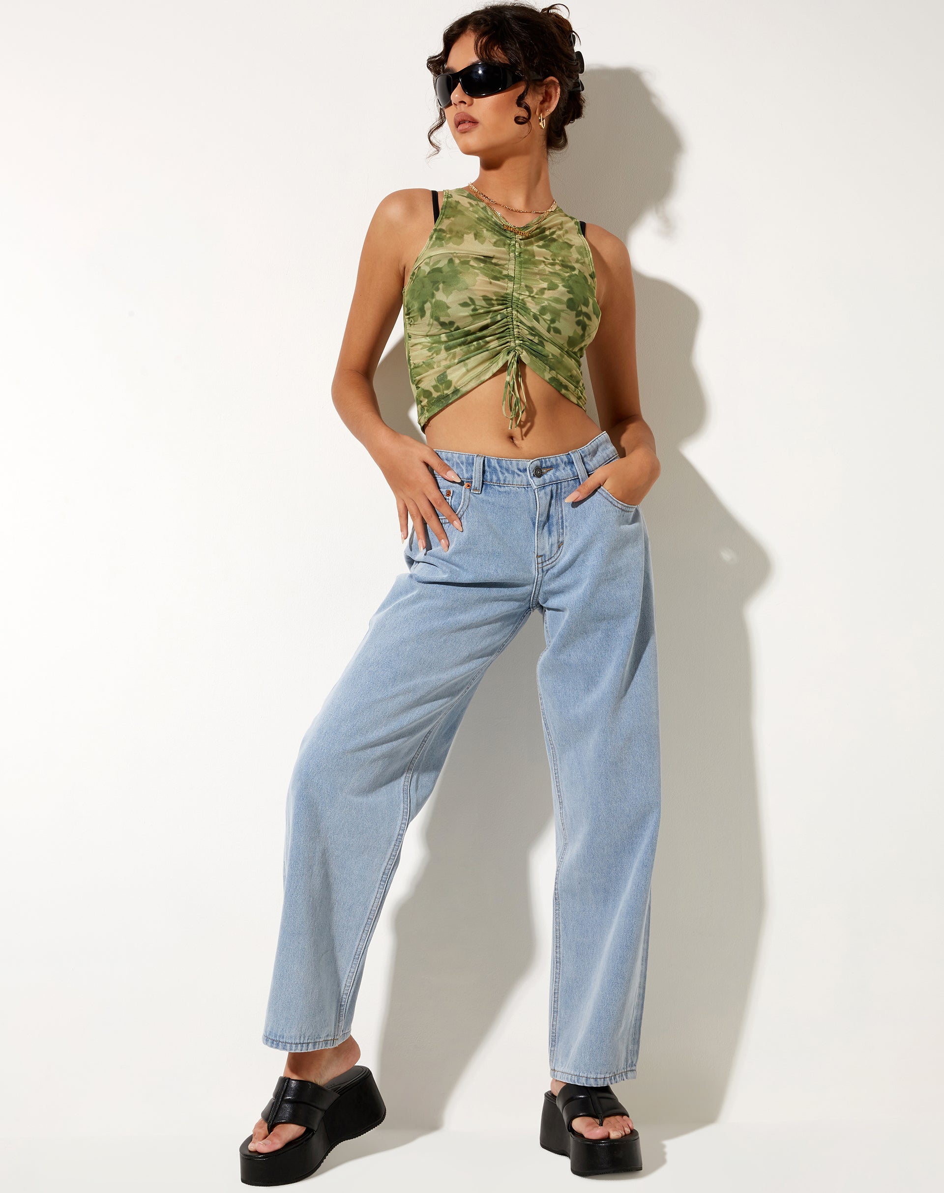 Immagine di Lasa Gilet Top in blurred Floral